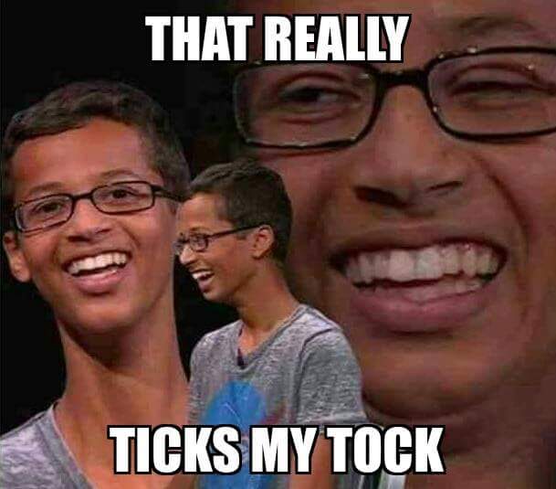MrCassidy99's tweet photo. @Shabbosgoy @BarackObama's #ClockBoy.
If Obama had a son.....it would be Clock Boy. https://t.co/Rwf94ZHrNt