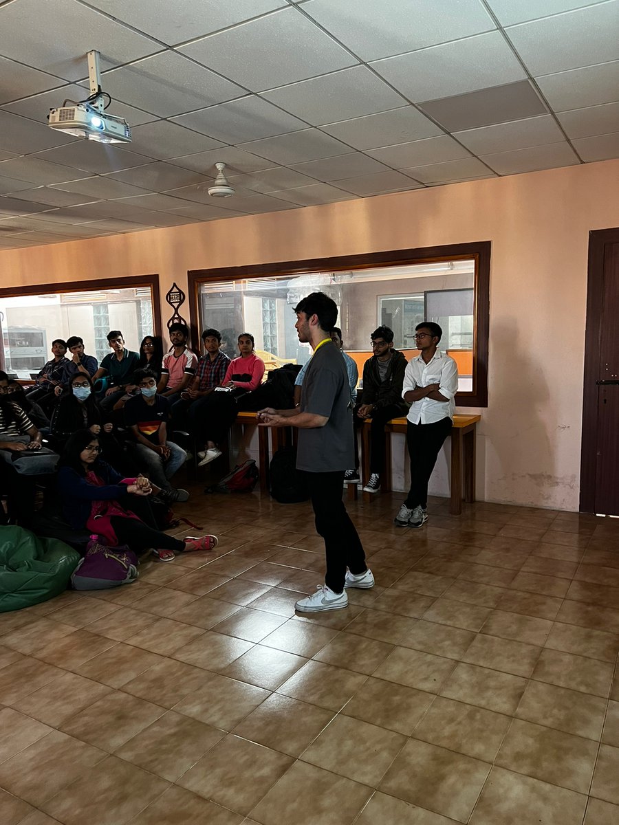saarthak189's tweet photo. Had a great time taking a workshop on mutual funds along with Adamya and Saqib! It was rewarding to share my knowledge and help others understand the ins and outs of investing in mutual funds. Excited to see students put their newfound skills into action. #teaching #mutualfunds https://t.co/Yv2VJNkBM3