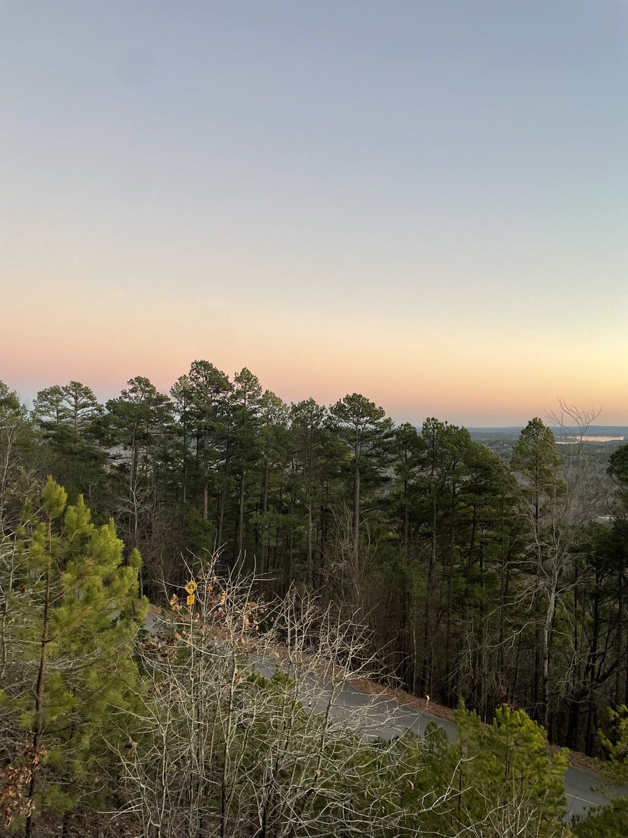 what a way to start the year. 20 of 365 miles down! hot springs village &amp; petit jean state park, arkansas