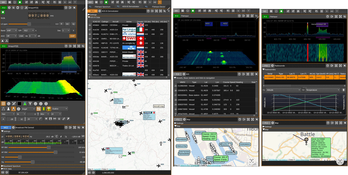 rtlsdrblog's tweet image. SDRangel Now Available on Android: Mobile ADS-B, AIS, APT, Digital Voice, POCSAG, APRS, RS41 Radiosonde Decoders rtl-sdr.com/sdrangel-now-a…