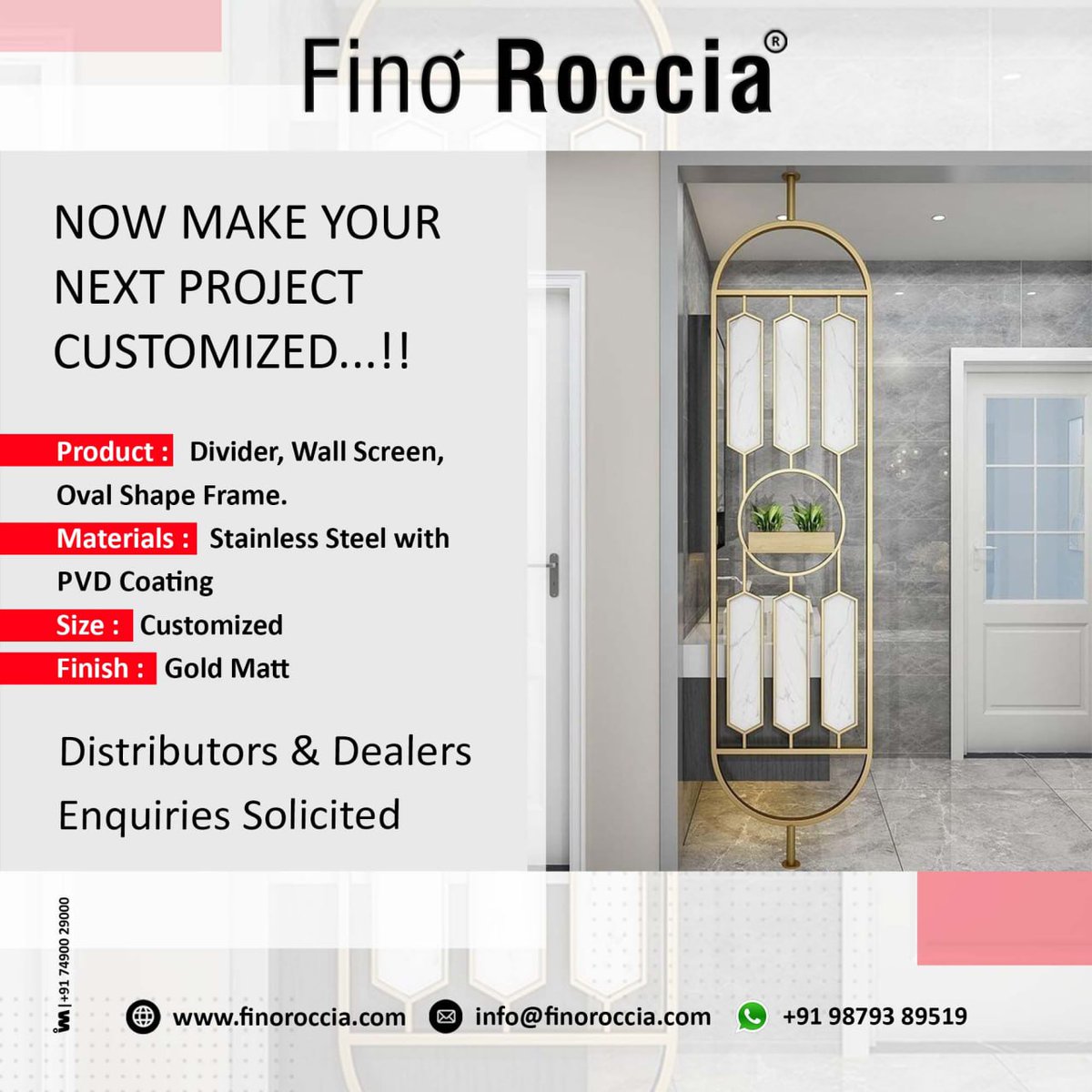 ibais_hardware's tweet image. FINO ROCCIA INDIA PVT. LTD. (AHMEDABAD)

For enquiry via WhatsApp click: 
ibais.biz/9879389519

Mr. Sandeep Agrawal - 98793 89519
#wallpaneling #walldecorating #wallpaneldesign #adhesivetape #2dpanel #walldecorideas #paneling #lprofile #hardwareaccessories
.
@IBAISMEDIA