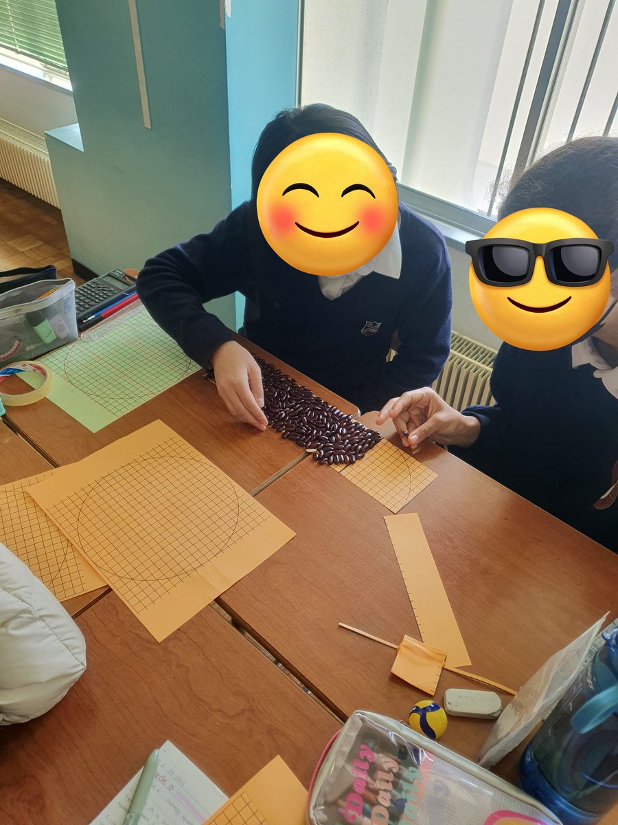 mathdunnright's tweet photo. Estimation using beans! So much fun but why do the beans always end up on the floor!! #girlsrockatmath #beanfun #iteachmath #msproblems https://t.co/7Ekn9yZrML