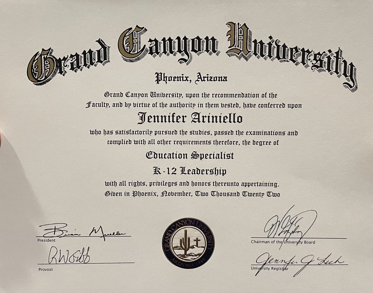 Another one down!! Education Specialist K-12 Leadership. <a href="/LibladyLopez/">Marta Lopez</a> @MrsMarshall7117 <a href="/TXCoolPrinc/">Kristin Harper</a> #katyisd 🤪🤪