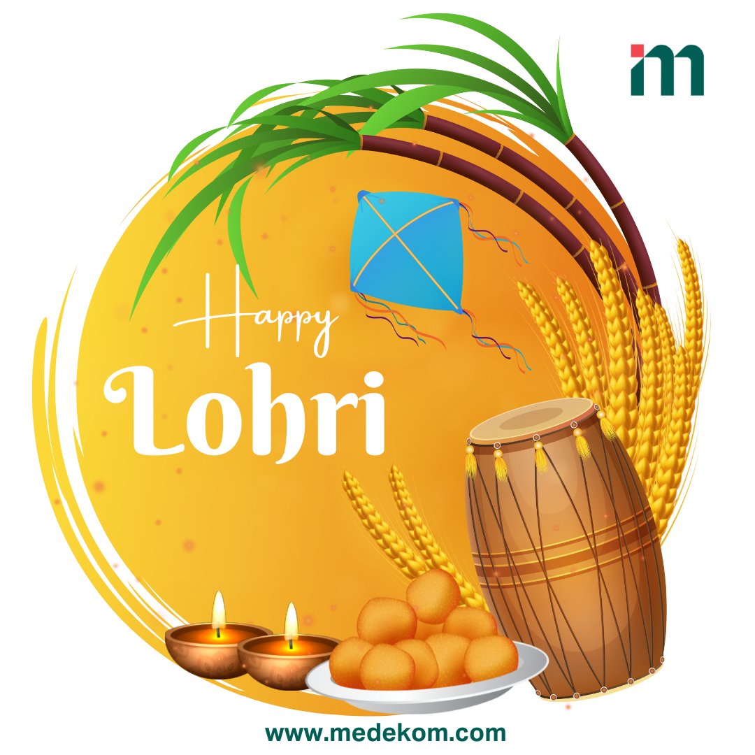 medekom_company's tweet image. Hope this festive season brings joy to you and your loved ones and may all your wishes come true this year. Happy Lohri! May the Lohri fire burn away all your sadness and brighten your life with warmth, joy, happiness, and love forever. 
Happy Lohri! 

#dssimage #HappyLohri