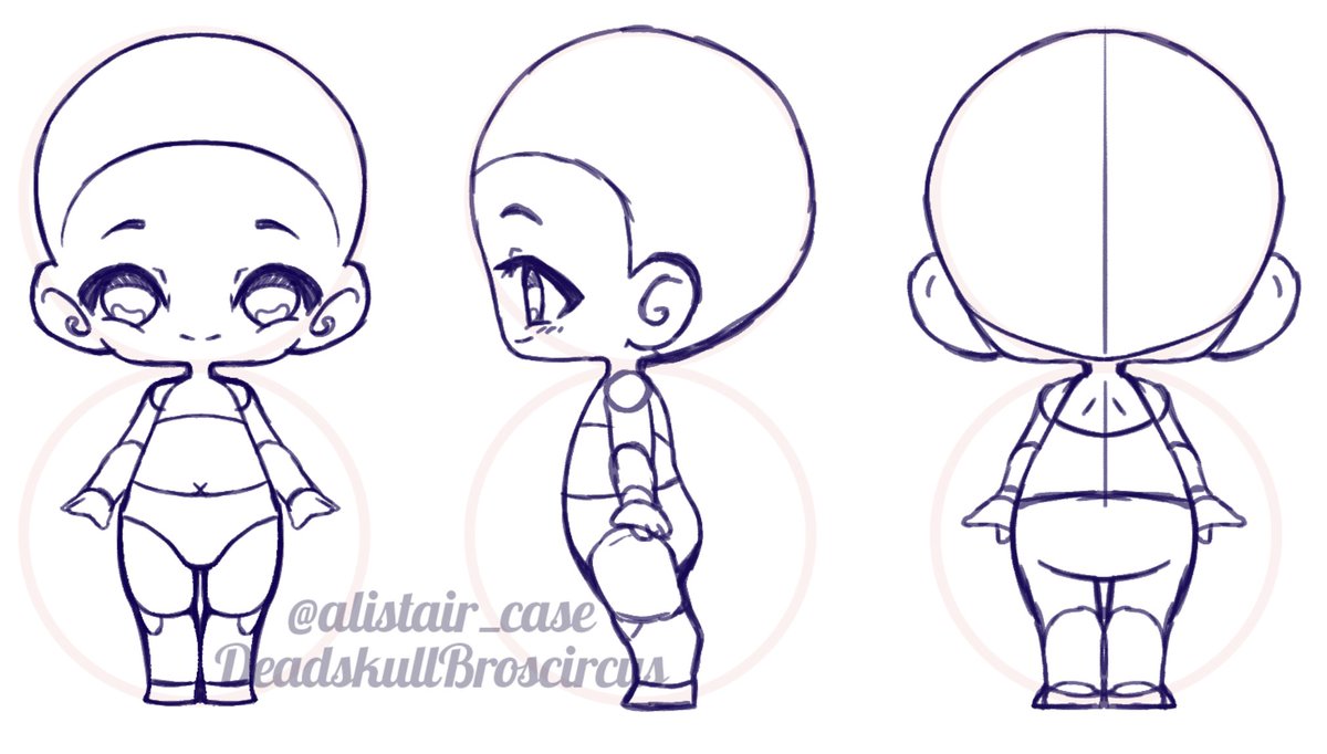 alistair_case's tweet photo. Chibi tutorial is taking a long time to get together, so here's a part of it: The chibi turnaround! I show you how to draw in different angles, different proportions, more dynamic poses and how I color them!
#chibi #reference #posereference #turnaround #tutorialcomingsoon! https://t.co/bp7S1VPgXL