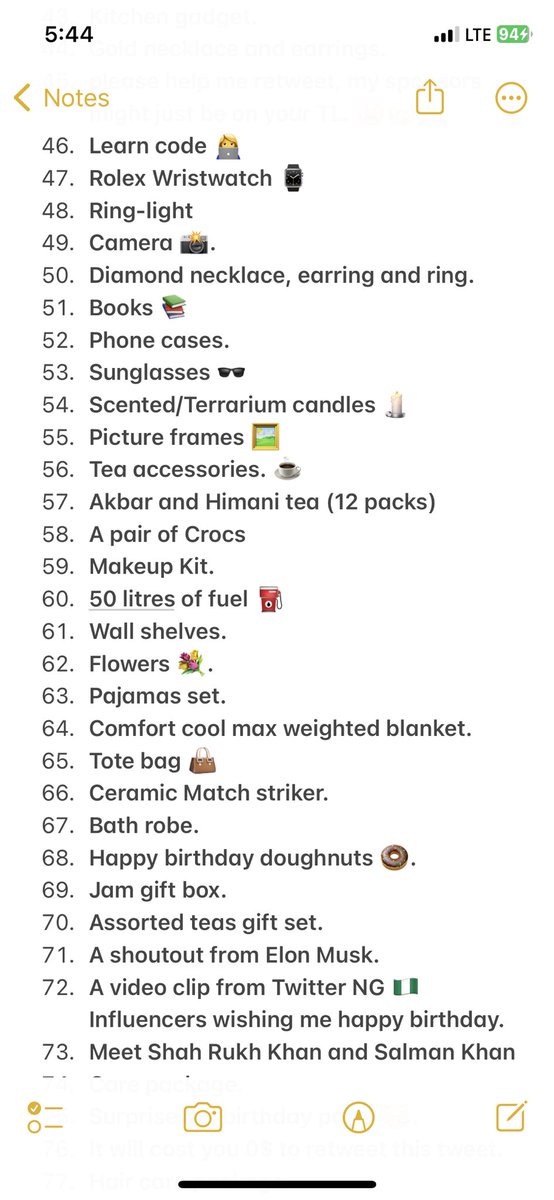 Ashabul_Jannaah's tweet photo. This is the first time I wrote a wishlist. 
I have never tried it before. 🥹🤲🏼 https://t.co/3Pm00XptzL