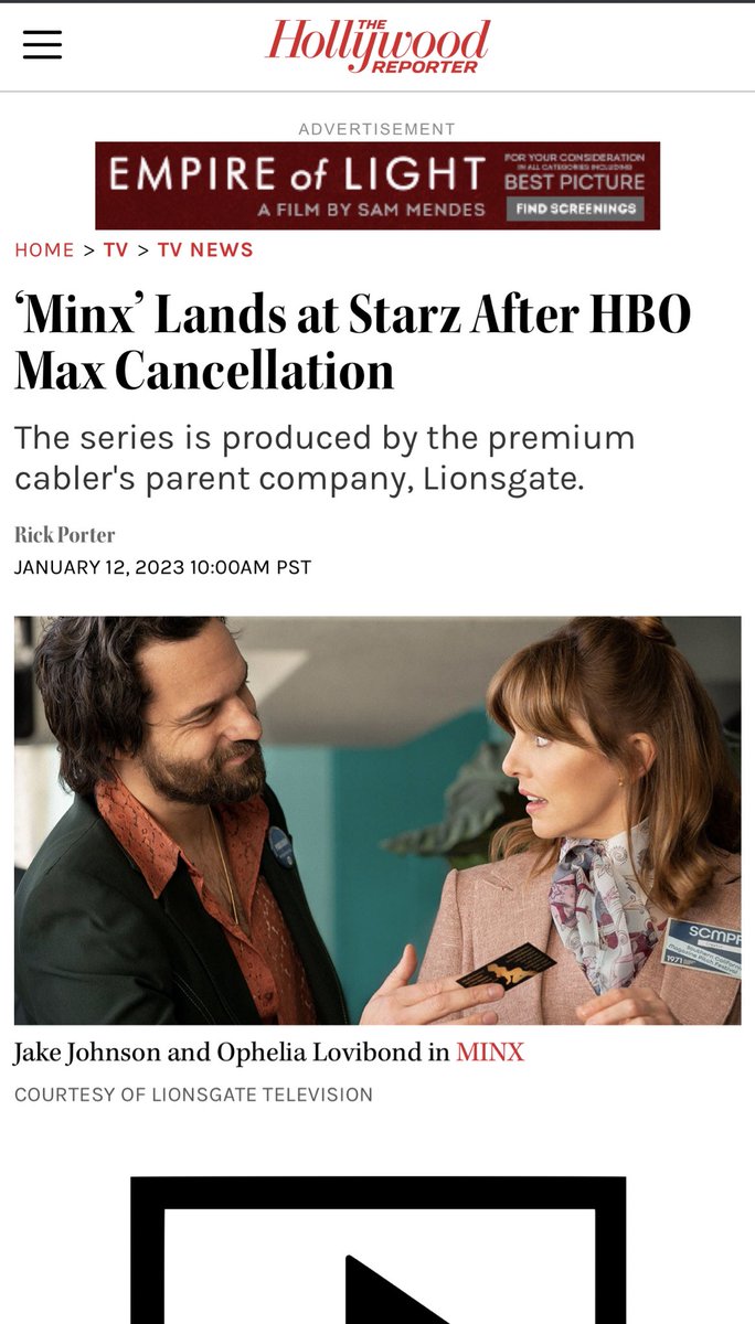 TJUC123's tweet photo. Thank you so much, @STARZ!!!!!!! #MinxOnMax has become #MinxOnStarz!!!!! ❤️❤️❤️ #Minx @THR @Variety https://t.co/ylhyJ4ywPx
