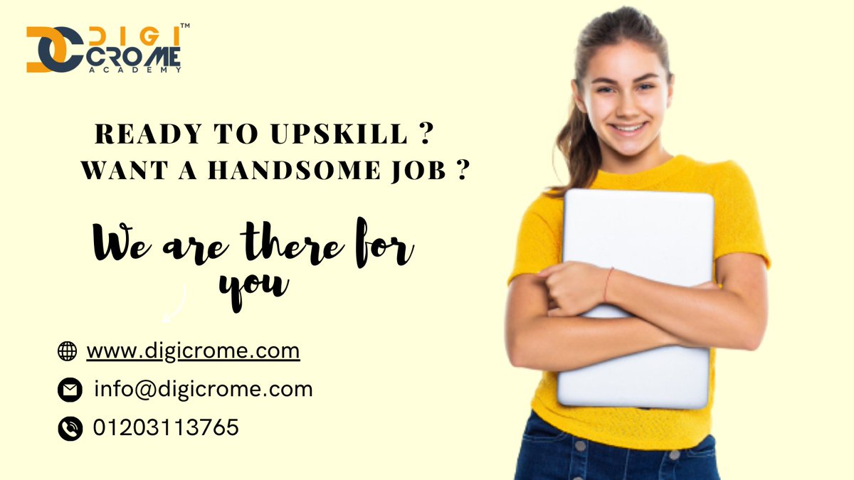 digicrome's tweet image. Want to become a Data Scientist? We are here for you.
.
Log In to
digicrome.com
#DataScience #datasciencejob #datasciencecareers #machinelearning #ai #nlp
