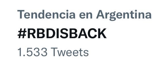RBDWAOficial's tweet image. #RBDISBACK es tendencia en Argentina 🇦🇷❤️ @RBD_oficial @Anahi @maiteperroni @christiancha @christopheruck @DulceMaria @T6Hent @GuillermoRosas los esperamos con los brazos abiertos y queremos ser parte de todo lo hermoso que se viene 🥹✨
