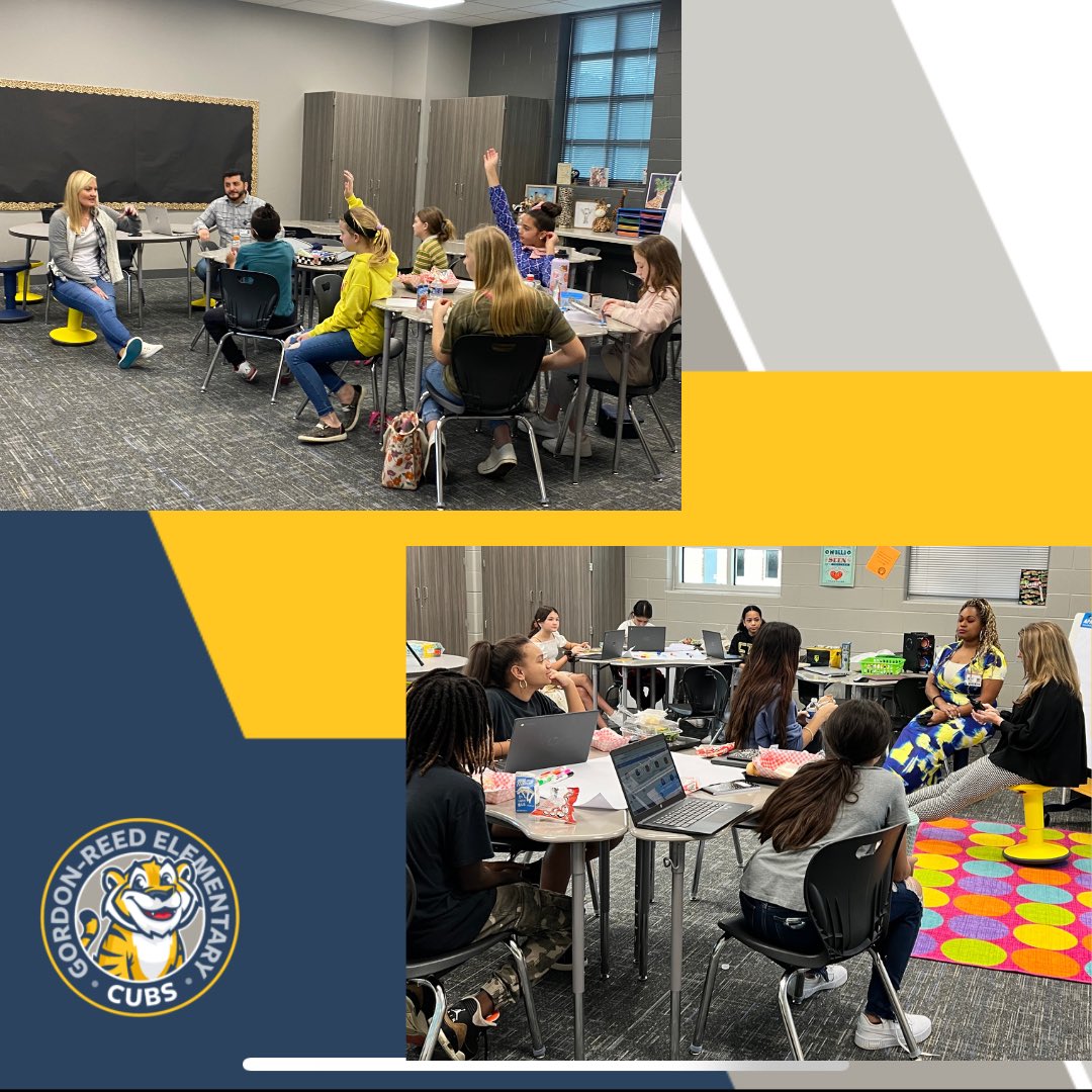 STUDENT COUNCIL! 5th &amp; 6th Grade! Love us school counselors with our APs partnering in discussion about the true meaning of leadership. 🎉🎉🎉 #schoolcounseling