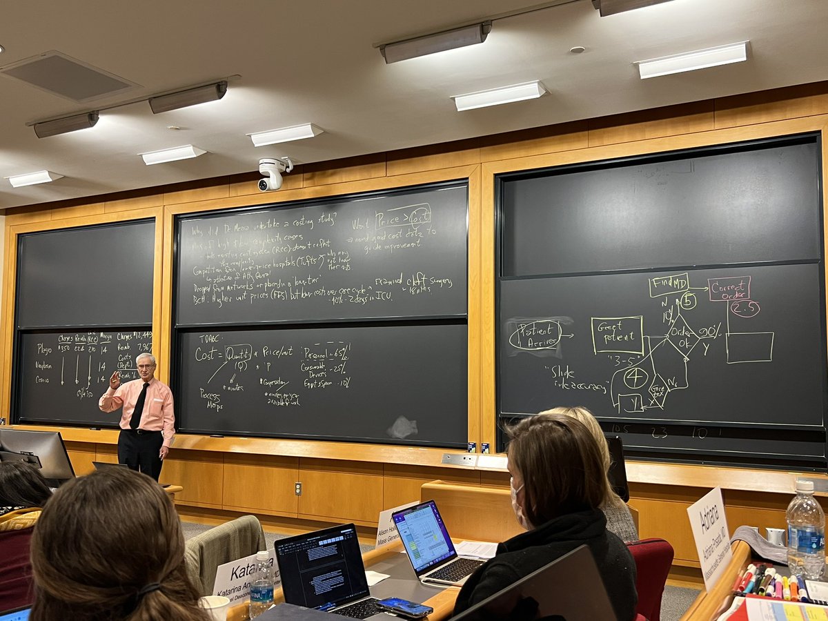 NicoleJiam's tweet photo. It's been a long time since I've sat in a classroom! Learning about value-based #healthcare and #TDABC from @HarvardHBS Bob Kaplan @MichaelEPorter https://t.co/PE17WkoiHo