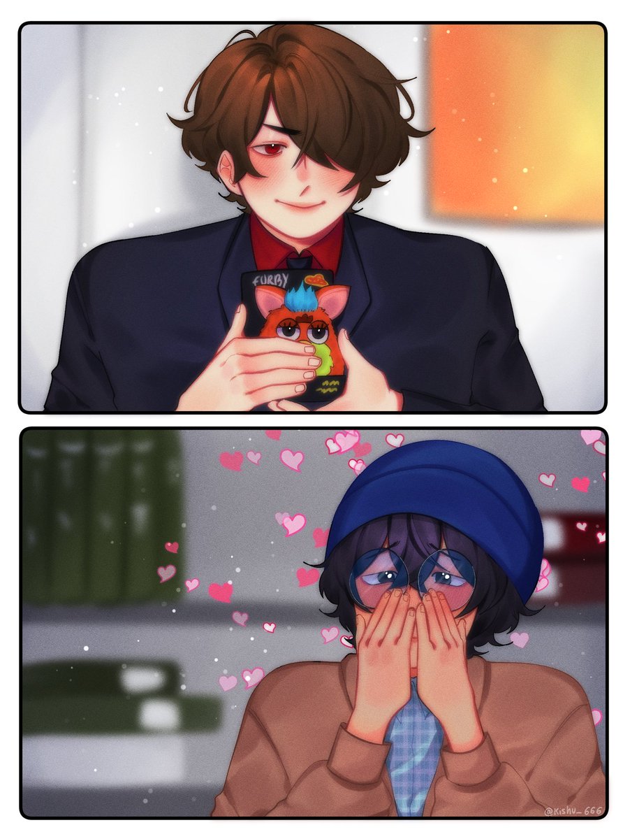 kishu_666's tweet photo. “Su regalo se demoró, pero por fin llego”

Mas de mi AU betty la fea x luckity 

#Luckityfanart https://t.co/rqXtf2grcy