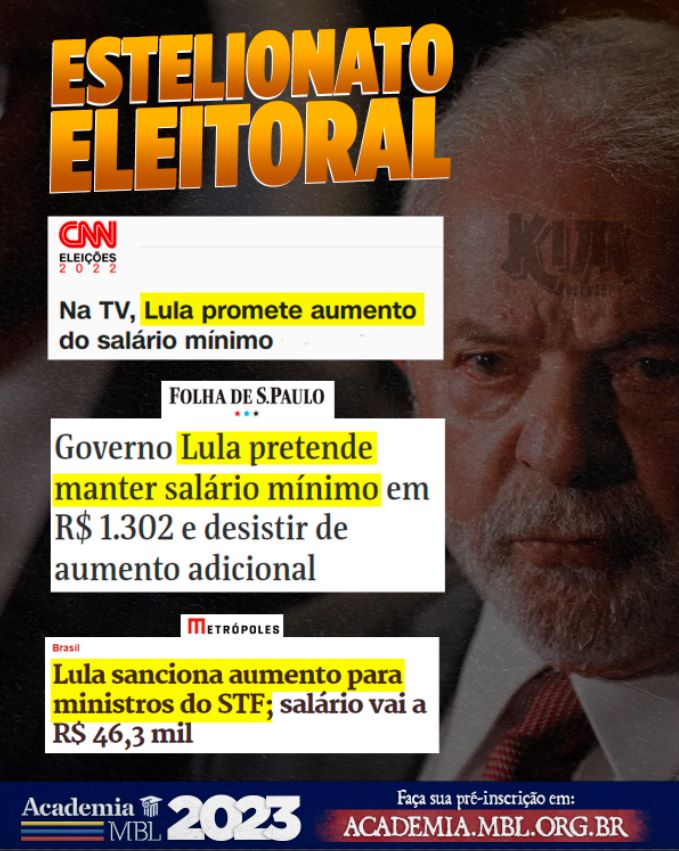 KimKataguiri's tweet photo. Mentiu a dar com pau durante a eleição, prometendo mundos e fundos como se o dinheiro público desse em arvore, agora chega no governo aumenta o salario dos ministros e não cumpre promessa da campanha. https://t.co/c7V3IeEZbl