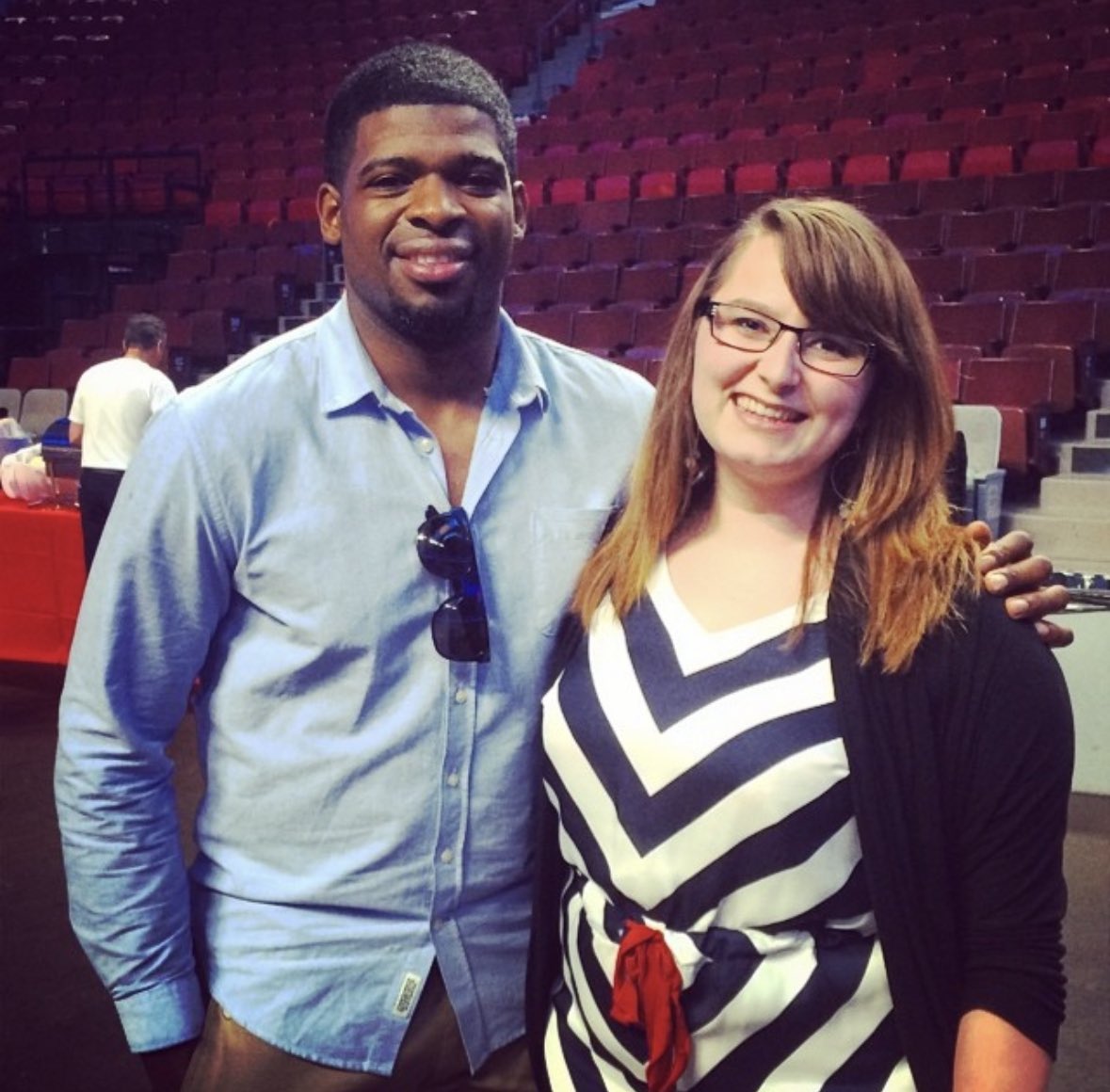 Sans blague, ça me rend tellement émotive revoir <a href="/PKSubban1/">P.K. Subban</a> sur la glace du Centre Bell, je ressors mes vieux souvenirs. What a guy! #GoHabsGo