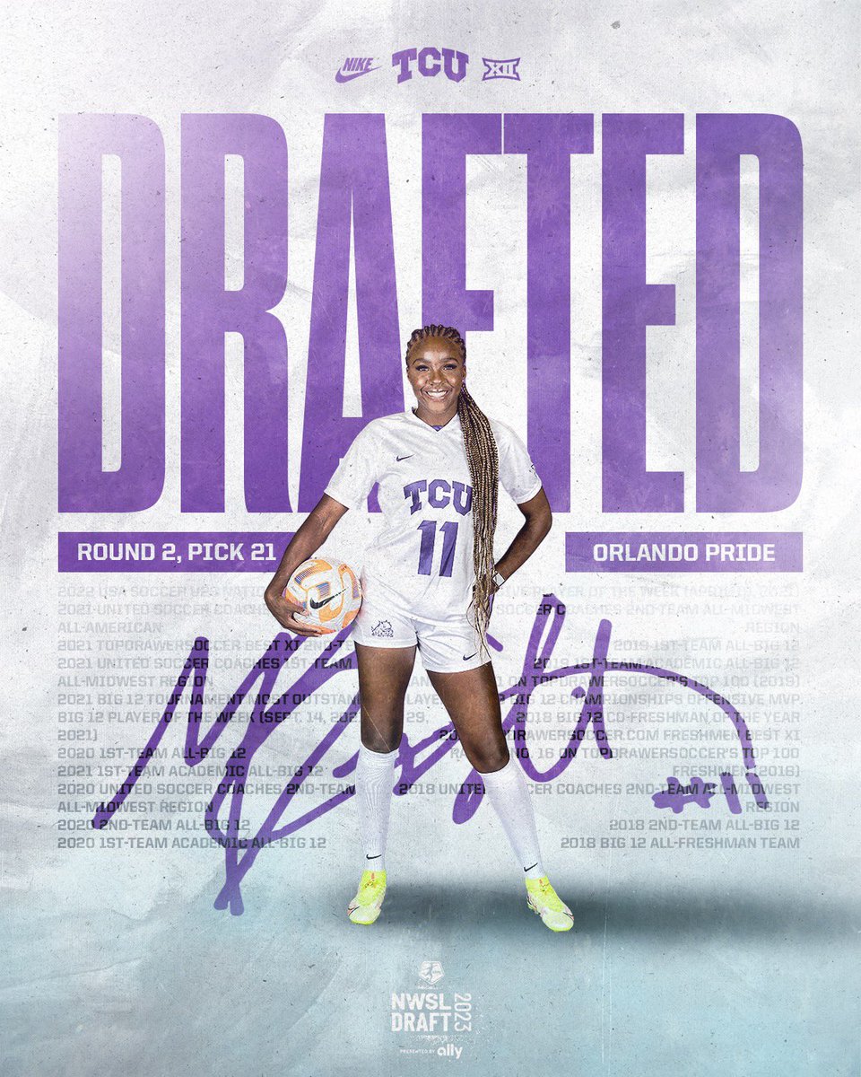 Congratulations to Messiah Bright! <a href="/ORLPride/">Orlando Pride</a> you’re getting one of the best! 

#GoFrogs