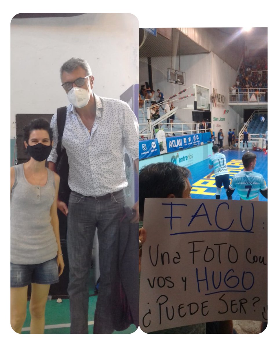 #VoleyEnTyCSports <a href="/hugoconte7/">Hugo Conte</a> <a href="/JoseMontesano/">JoseMontesano</a> gracias por Leer gracias por unirnos <a href="/TyCSports/">TyC Sports</a> , hoy yo lo sigo desde Concepción mis hermanos en la cancha 
Acá la foto Hugo época de 😷