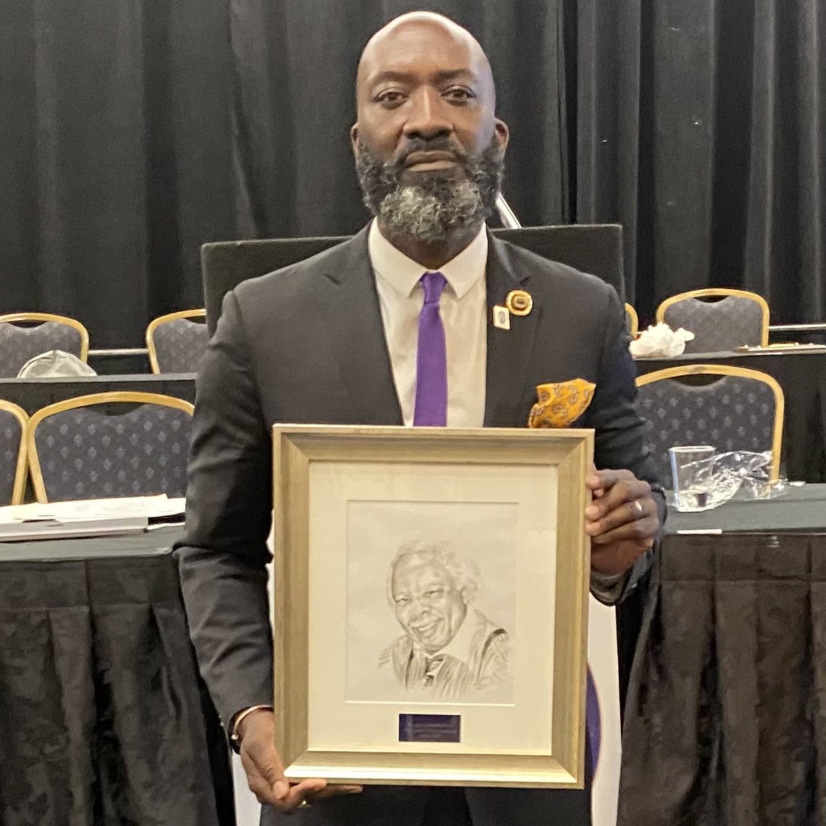 opp12thD's tweet image. Happy Birthday Brother DR Peevy #OmegaChapter #massiveandprogressive12thdistrict