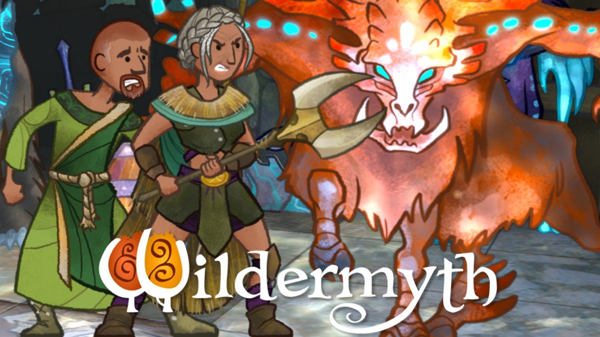 FantasyEsque's tweet photo. A raging Staggron's brutal massacre and the Magi of the Burden's near-extinction... See their fate unfold in @wildermyth! 🔥🎲 https://t.co/Gj4Qb1UyOl https://t.co/vMiU9Etxe5