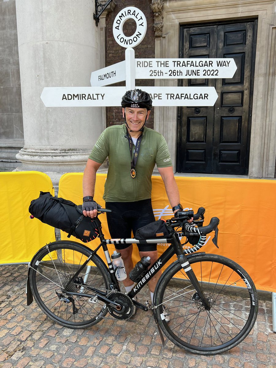 TrafalgarWay's tweet photo. Happy Friday! This week for our #halloffamefriday we celebrate, @colinstratton72 who took on #TheWay2022 #rttwno7, last June, and was the third time the ride was undertaken as an #audax https://t.co/Jeq00TNoP7