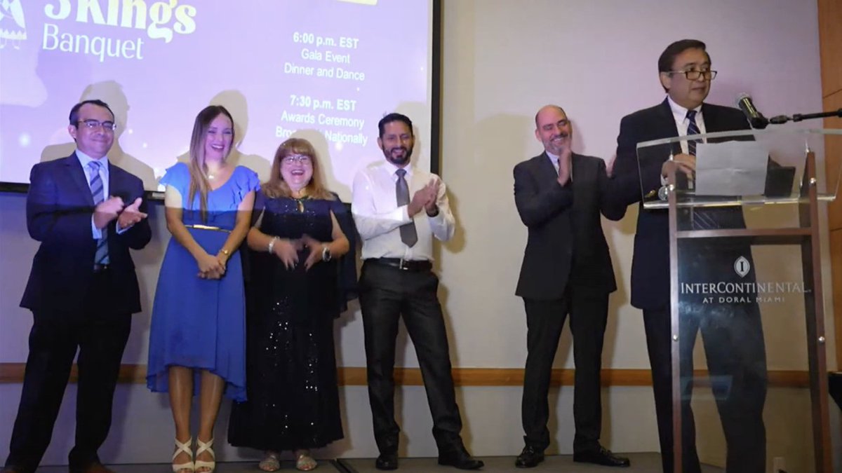 Carlos Corominas and Andres Polo accept the Transform Award - Sponsor of the Year on behalf of <a href="/Visa/">Visa</a>, thanking the many individuals who make our work possible in Florida. Visa gifted HISPA with the largest single grant in our history. We are honored by your support. <a href="/VisaNews/">VisaNews</a>