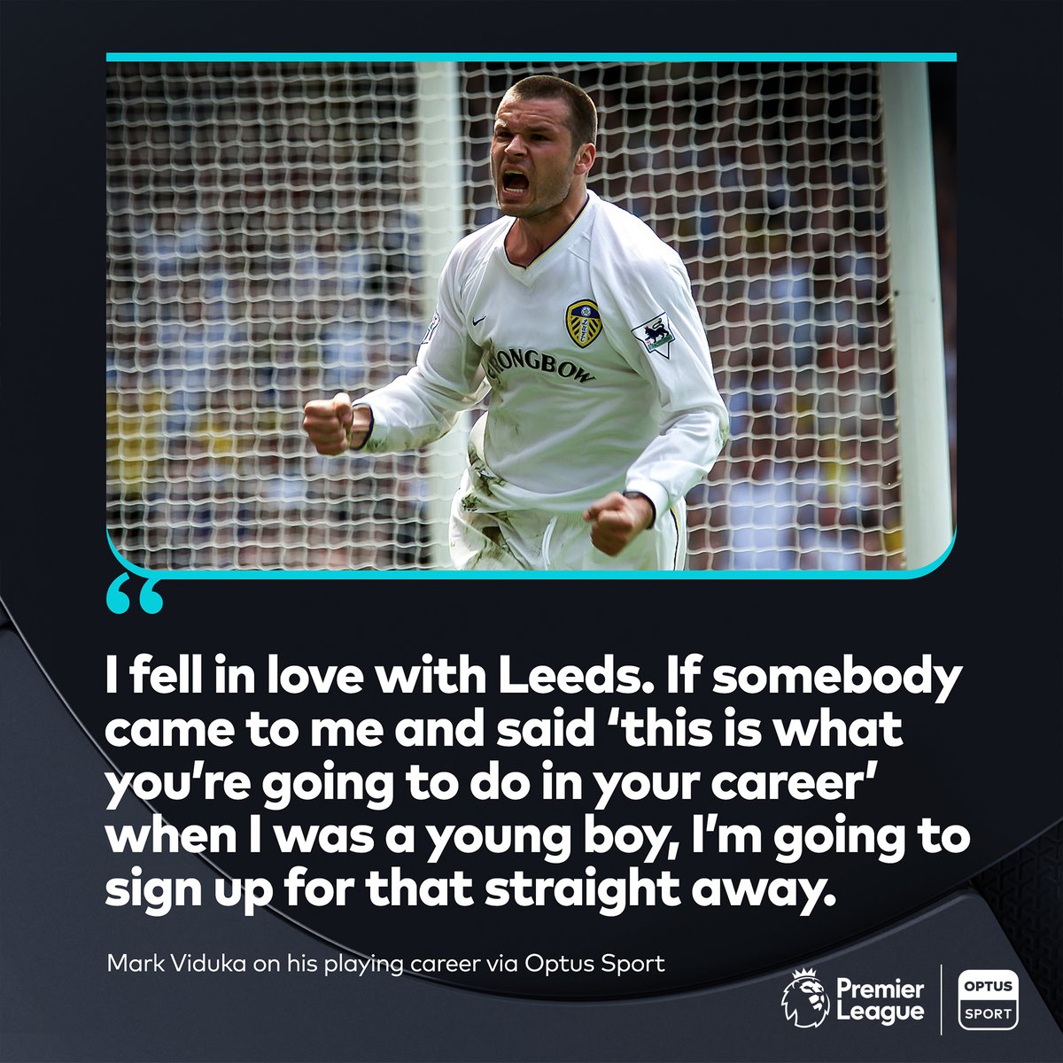 StanSportFC's tweet photo. From @MelbKnights to Leeds and beyond 🇭🇷

Mark Viduka's Premier League story is unmissable.

Watch it now | https://t.co/JJGm1xy9G3

#PL #OptusSport https://t.co/3DGOQt9z8V