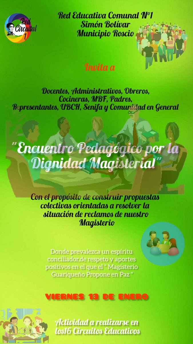 RedCircuital1's tweet photo. @nicolasmaduro
@mppeducacion
@_laavanzadora
@gob.guarico
@josemvasquez1
@zonaedguarico
@riverojilberto https://t.co/1az1ZscYyg