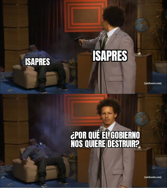 diego_ibanezc's tweet photo. Culpar al gobierno de quebrar a las Isapres es un montaje ridículo. Desde el año 90 acumulan utilidades de 1.3 millones de millones de pesos y ha sido la Corte Suprema la q les obliga a aplicar tabla de factores creada por la Superintendencia elegida x ex pdte. Piñera. Absurdo. https://t.co/pc8gvK3toc
