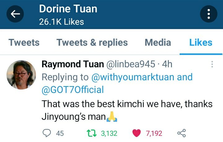 BloodTypeY's tweet photo. ออมม่าน้องจินยองทำกิมจิอร่อยนะ ไม่เชื่อถามป๊าม๊าต้วนสิ!! #MarkJin https://t.co/PXOhfcfPMZ
