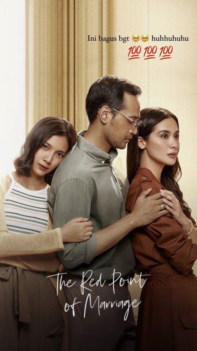 Bener-bener relate banget ngalamin sbg mas bagas dan ayu🥹
Keren bgt ini film nyesel ga nntn di bioskop kmrin, untung ada dinetflix #NoktahMerahPerkawinan