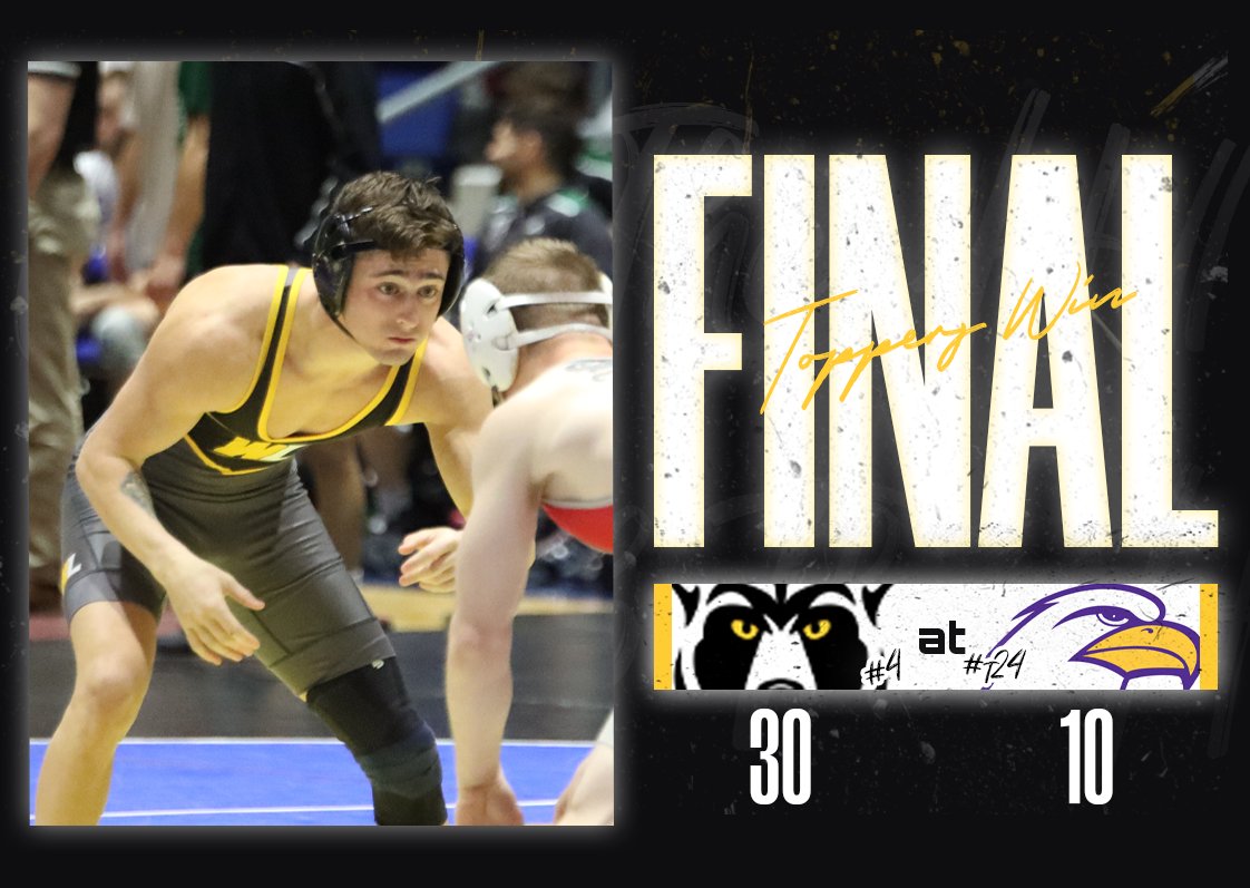 WLU_Wrestling's tweet photo. Went on the road and picked up a WIN over nationally ranked Ashland!

#ClimbTheHill https://t.co/JZpC2ZaFB2