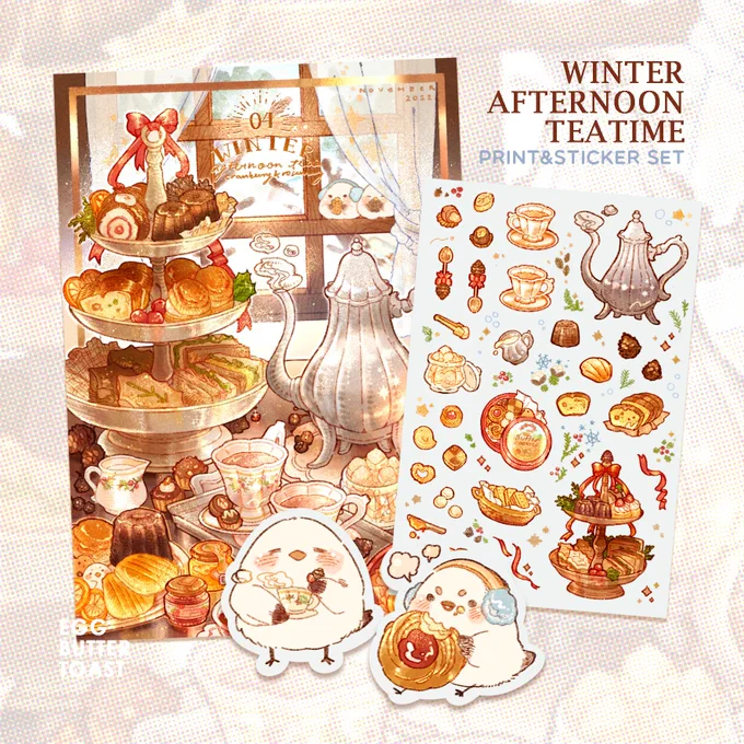 𝐬𝐡0𝐩 𝐢𝐬 𝐧𝐨𝐰 𝐥𝐢𝐯𝐞! The winter afternoon teatime set is now available, along with the other seasonal items! Valentine items are also available early this time around : D *RT/s appreciated!*Li/nk to sh0p at bi0/thread 