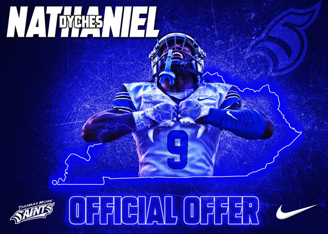 I would like to thank <a href="/CoachBZink/">Brad Zink</a> and <a href="/TMU_Football/">Thomas More Football</a> for the offer to play football at Thomas More University. Thank you to <a href="/hearn_coach/">Coach Hearn</a> <a href="/Team_Dillard/">Coach Ross Dillard</a> <a href="/CoachBindel/">Marc Bindel</a> <a href="/raiderfball/">Rider Raider Football</a>