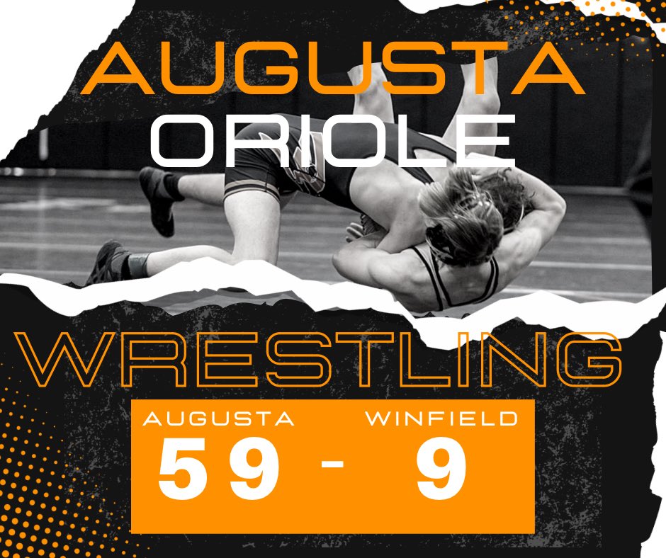 Good night for the Orioles. The girls split some competitive matches with Winfield. Varsity boys takedown Winfield 59-9.  #oriolestrong #sportforall #AnyBODYCanWrestle