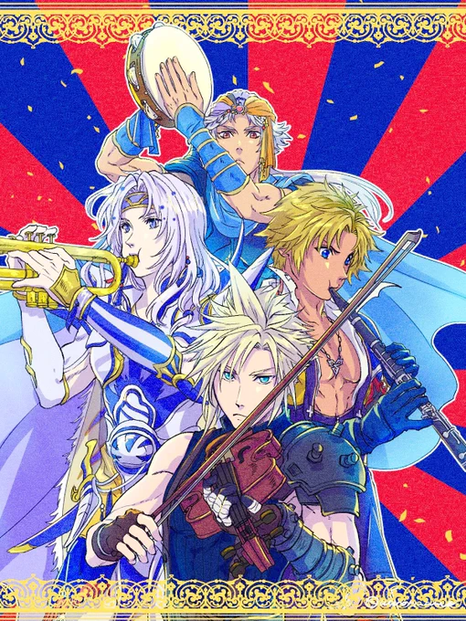 # 絵を彩度100にすると超派手 