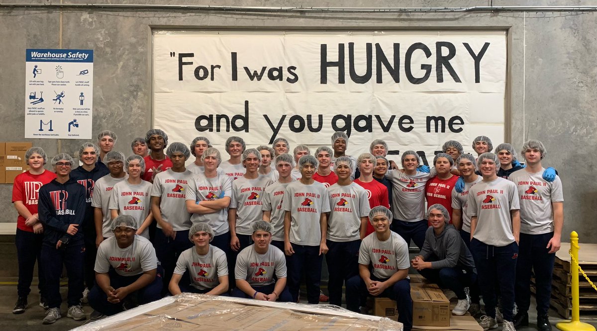 jpiihsbaseball's tweet image. Nothing better than serving with your teammates! As a program, we spent the afternoon packing meals for families in Sierra Leon. The 73 boxes we managed to pack will provide over 15,700 meals. Great work !!!#FACTS #fmsc