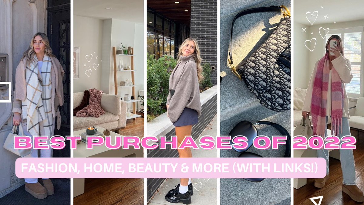 PeytonJohnsonDC's tweet photo. Rounded up the BEST 15 items I purchased in 2022 that you *need* in your life (home decor, fashion, makeup, tech, more!) https://t.co/mLR2O3mn6G https://t.co/dDxaZ1ZQB1