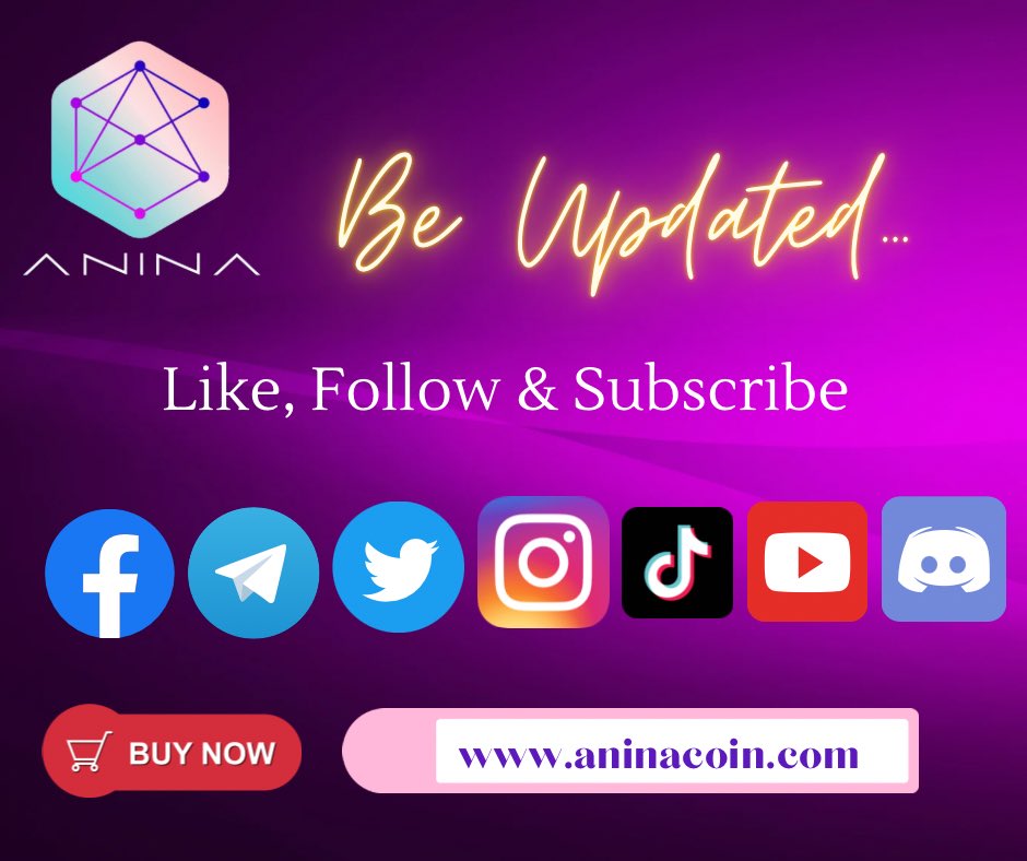 🔷 Like and Follow us on Facebook:

facebook.com/ana.aninacoin 

#aninacoin #ana #anacoinfinance #anexc #anacoin #cryptocurrency