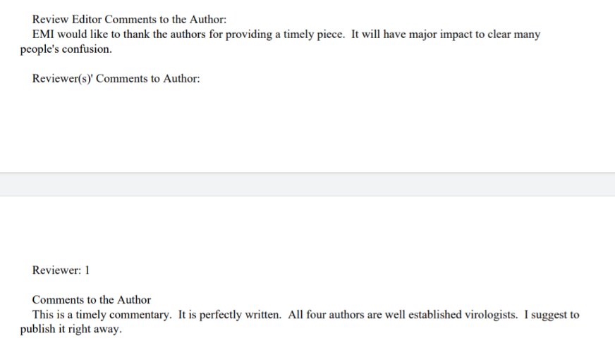 BiophysicsFL's tweet image. Here is the entire peer-review report for an invited commentary that was accepted the same day as it was submitted!

While looking at the proofs a week later, the very same authors privately express their doubts to each other.

@USRightToKnow @emilyakopp @garyruskin