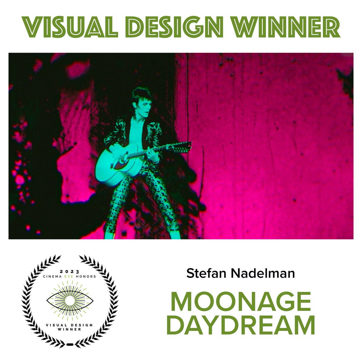 cinemaeyehonors's tweet photo. The winners (plural!) for Outstanding Visual Design are #FireofLove and @MoonageMov. A tie! #CEH2023 https://t.co/p3JjRSo8PA
