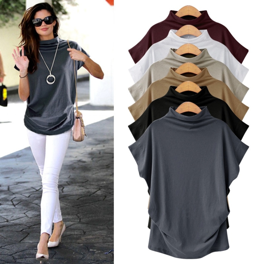 CurvyLab's tweet image. #psootd #fat Women's Plus Size Turtleneck Cotton T-Shirt curvylab.com/womens-plus-si…