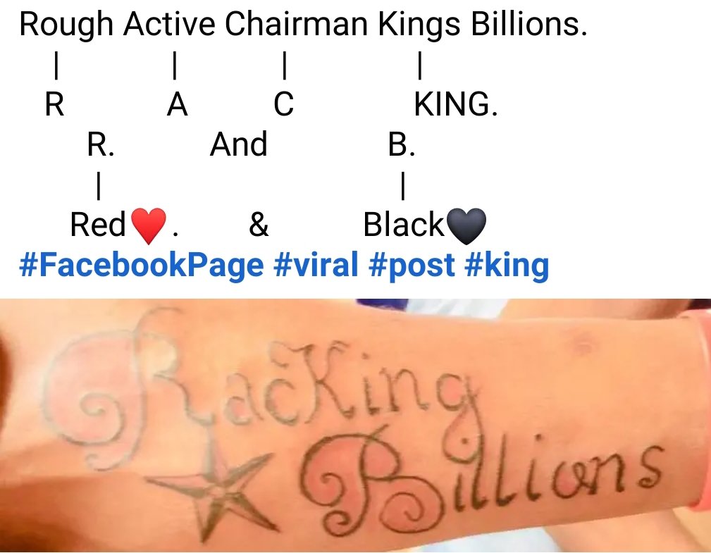Rackingbillion1's tweet photo. ♥️🖤💯�� https://t.co/3dNAwdmdnC
