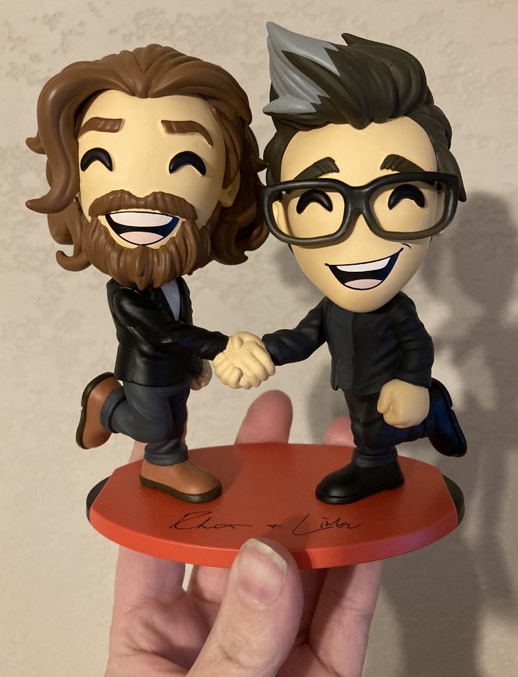 hldesroches's tweet photo. My boys came today!! #Mythical #GMM #RhettAndLink #MythicalSociety #SemperCuriosus #MythicalMerch #YouTooz #BestFriends https://t.co/tLl0eQAizT