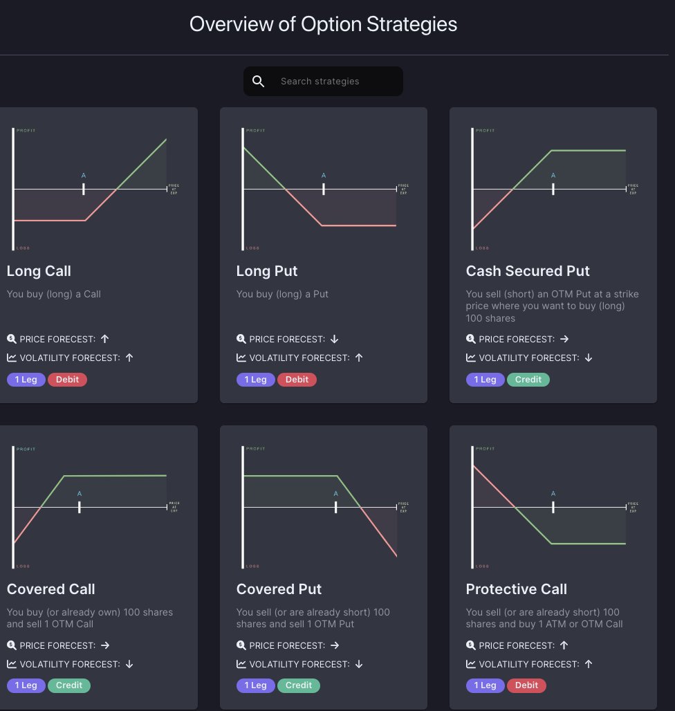 unusual_whales's tweet photo. UPDATE FEATURE

Check out the Options Strategy page which breaks down options strategies.

Click on any strategy for more information on context, positioning, + more

You can also click on any multileg flow play to see what strats it could be part of.
 
https://t.co/k010tRLOrp https://t.co/2OYmx70DyL