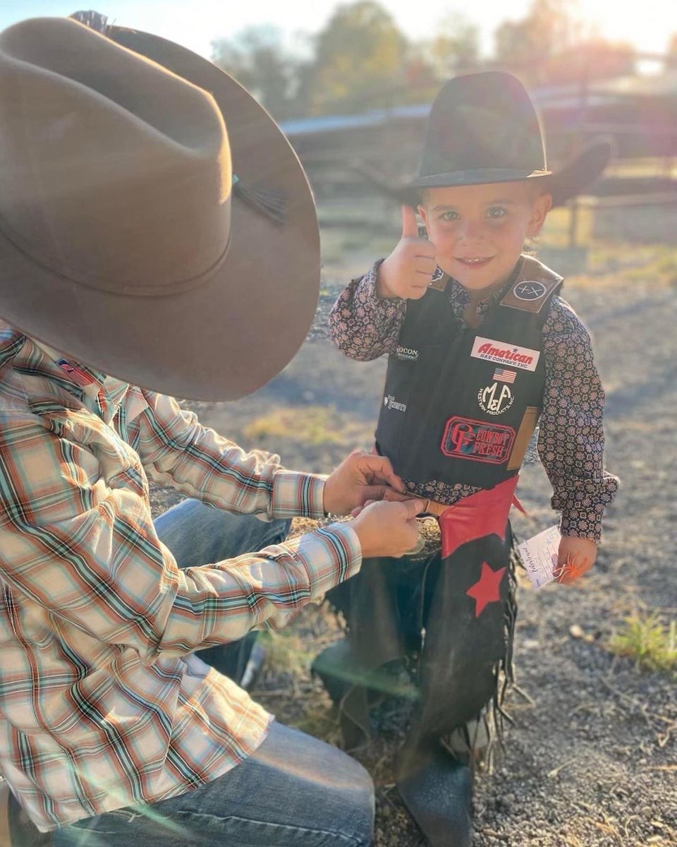 Something in the blood… #cowboylife #cowboyway #bloodline