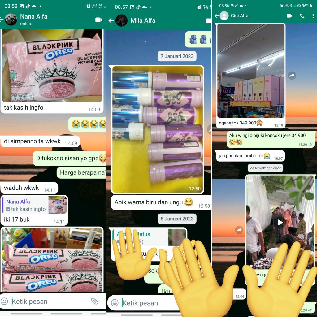 aku3012_'s tweet photo. @convomfs Kalo ipar gak punya nder,, tapi kalo mbk alfa selalu ngabarin kalau ada yg baru 🤣🤣 https://t.co/YeTVeJUDDY