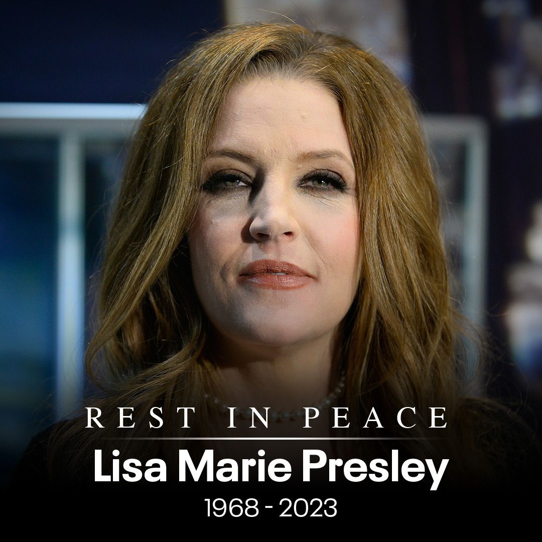 BREAKING:  Lisa Marie Presley, known as the child of singer and actor Elvis Presley, has died. She was 54 years old. bit.ly/3QyaIg8