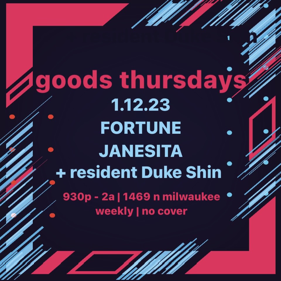 CHICAGO <3 
I play 11p - 12:30a