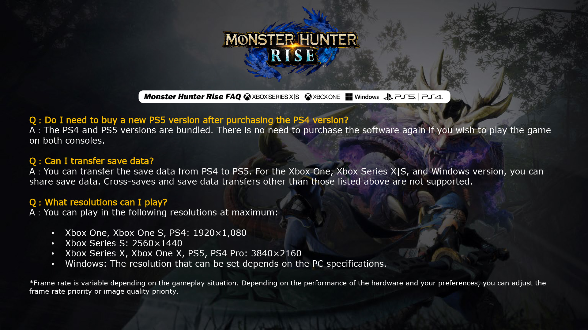 Monster Hunter Rise tendrá crossplay en PS5, PS4, Xbox Series X