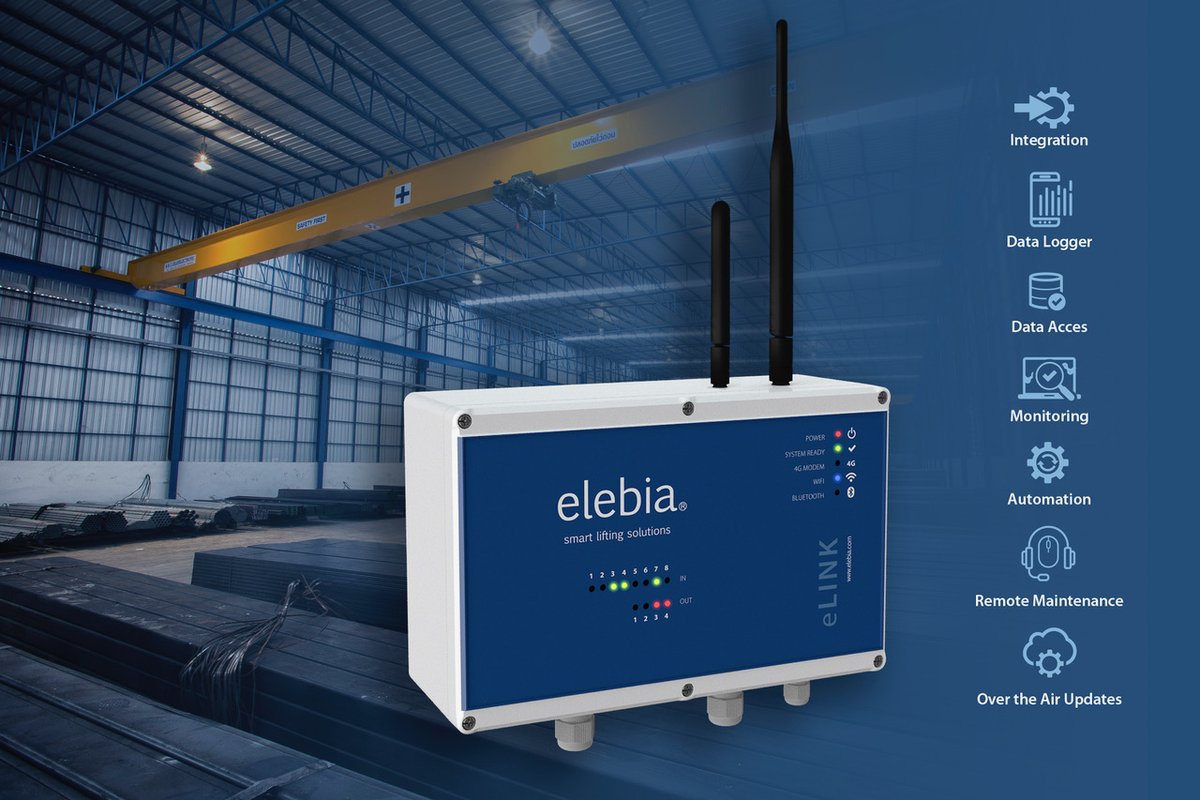 Elebia Launches Automatic Hook Control System - Details from Wire Rope Exchange at this link: ow.ly/bFTq50MpFYU
#cranes #hook #liftingequipment #automatichook
<a href="/ElebiaAutohook/">elebia</a>