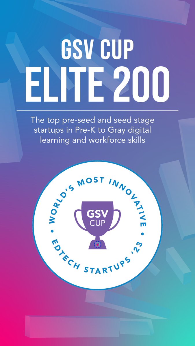 We excited to share that Universe has been selected for the Elite 200 for the #GSVCup2023 at <a href="/asugsvsummit/">ASU+GSV</a>!

Over 900 global pre-seed and seed stage #EdTech startups entered the competition, and we are in the semifinals competing for $1M in prizes.